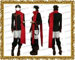 画像1: D.Gray-man 公式ファンブック 灰色ノ聖櫃 ラビ風 新団服 新作 ●コスプレ衣装