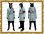 画像1: クラノア ナナ風 軍服 フルセット ●コスプレ衣装 (1)