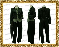 画像1: 黒執事 セバスチャン風 燕尾服 ●コスプレ衣装