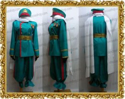 画像1: ヘタリア ロシア イヴァン・ブラギンスキ風 インデックス軍服 ●コスプレ衣装