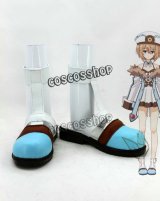 超次元ゲイム ネプテューヌ Blanc ブラン コスプレ靴 ブーツ