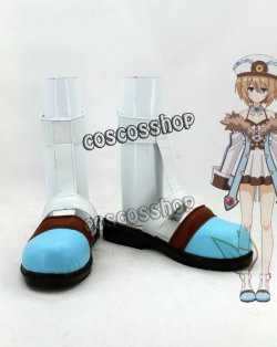 画像1: 超次元ゲイム ネプテューヌ Blanc ブラン コスプレ靴 ブーツ