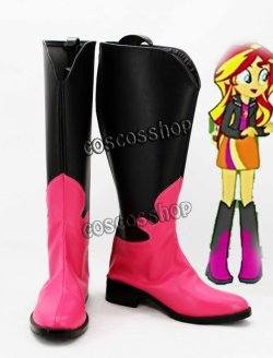 画像1: My Little Pony: Equestria Girls - Rainbow コスプレ靴 ブーツ 