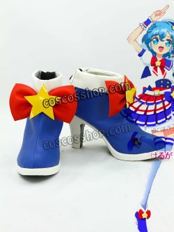 画像1: プリパラ ドロシー・ウェスト風 コスプレ靴 ブーツ