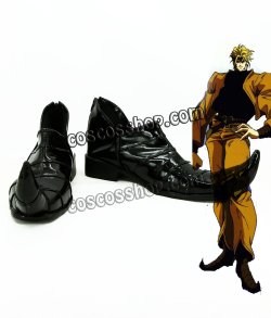 画像1: ジョジョの奇妙な冒険 ディオ・ブランドー風 02 コスプレ靴 ブーツ