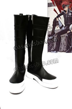 画像1: D.Gray－man Lavi ラビ風 08 コスプレ靴 ブーツ 