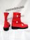 画像3: KOF ザ・キング・オブ・ファイターズ クリス風 炎のさだめのクリス コスプレ靴 ブーツ  (3)