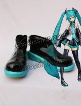 VOCALOID ボーカロイド 初音ミク風 公式 コスプレ靴 ブーツ 