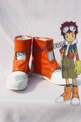 デジモンアドベンチャー 八神太一風 やがみ たいち コスプレ靴 ブーツ 