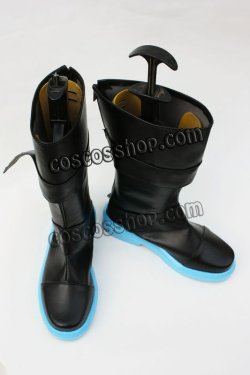 画像4: ブラック・ホワイト2 ホミカ風 コスプレ靴 ブーツ 
