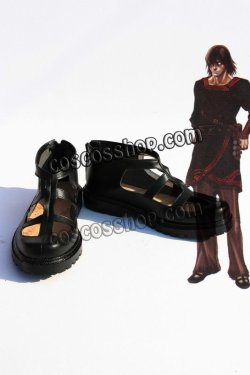 画像1: ドラッグオン ドラグーン2:封印の红、背徳の黒風 コスプレ靴 ブーツ 