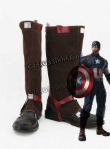 アベンジャーズ/エイジ・オブ・ウルトロン Avengers: Age of Ultron キャプテン・アメリカ風 コスプレ靴 ブーツ