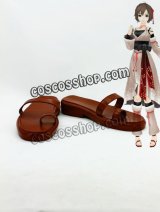 VOCALOID MEIKO メイコ風 番凩 コスプレ靴 ブーツ