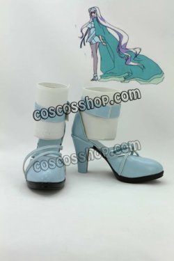 画像1: 劇場版 マクロスF マクロスフロンティア 虚空歌姫風 コスプレ靴 ブーツ