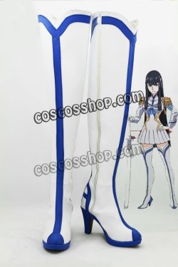 画像1: キルラキル KILL la KILL 鬼龍院皐月風 コスプレ靴 ブーツ