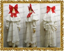 画像1: 東方Project 上海人形風 白バージョン エナメル製 ●コスプレ衣装