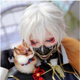 刀剣乱舞 とうらぶ 鳴狐風 なきぎつね コスプレウィッグ