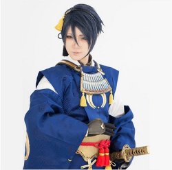 画像1: 刀剣乱舞 とうらぶ 三日月宗近風 みかづきむねちか コスプレウィッグ