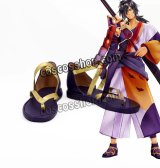 テイルズ オブ ベルセリア ロクロウ・ランゲツ風 Rokurou Rangetsu コスプレ靴 ブーツ