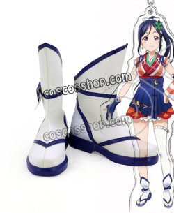 画像1: Love Live! ラブライブ! Aqours サンシャイン 未熟DREAMER 松浦果南風 覚醒後 コスプレ靴 ブーツ