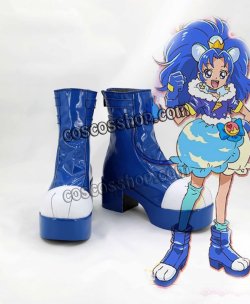 画像1: キラキラ☆プリキュアアラモード KIRAKIRA ☆ PRECURE A LA MODE 立神あおい風 たてがみあおいキュアジェラート コスプレ靴 ブーツ