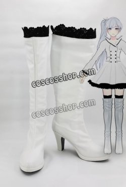 画像1: RWBY ルビー 第二シーズン Volume 2 ワイス・シュニー風 Weiss Schnee コスプレ靴 ブーツ