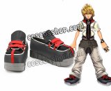 キングダムハーツ2 KH2 KINGDOM HEARTS ロクサス風 Roxas コスプレ靴 ブーツ