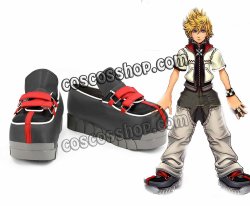 画像1: キングダムハーツ2 KH2 KINGDOM HEARTS ロクサス風 Roxas コスプレ靴 ブーツ