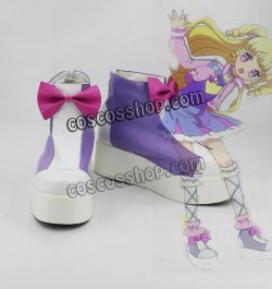 画像1: アイドルタイムプリパラ 夢川ゆい風 ゆめかわゆい コスプレ靴 ブーツ