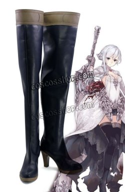 画像1: SINoALICE ーシノアリスー 白雪姫 スノウホワイト風 コスプレ靴 ブーツ