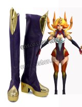 League of Legends LOL リーグ・オブ・レジェンズ Lux ラックス風 Fire Elementalist Lux コスプレ靴 ブーツ