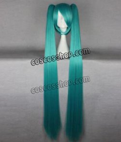 画像1: VOCALOID ボーカロイド 初音ミク風 千本桜 コスプレウィッグ