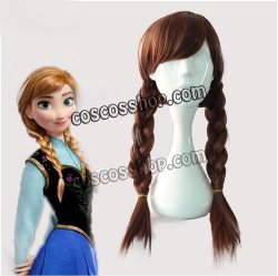 画像1: ハロウィン アナと雪の女王 Frozen アナ風 Anna コスプレウィッグ