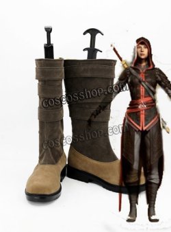 画像1: アサシン クリード クロニクル ASSASSIN'S CREED Shao Yun風 コスプレ靴 ブーツ