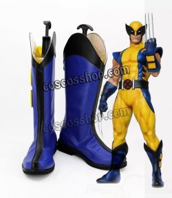 画像1: X-メン x-men ウルヴァリン風 Wolverine アニメ コスプレ靴 ブーツ