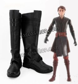 画像1: スター・ウォーズ Star Wars アナキン・スカイウォーカー風 Anakin Skywalker コスプレ靴 ブーツ