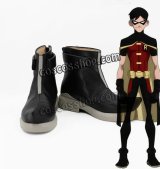 ヤング・ジャスティス Young Justice ナイトウィング風 Dick ロビン風 コスプレ靴 ブーツ