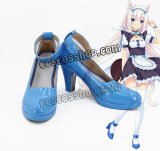 ネコぱら NEKOPARA バニラ風 メイド コスプレ靴 ブーツ