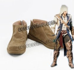 画像1: アサシンクリードIII Assassin's Creed III コナー ラドンハゲードン風 コスプレ靴 ブーツ