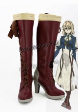 ヴァイオレット・エヴァーガーデン ヴァイオレット・エヴァーガーデン風 Violet Evergarden 03 コスプレ靴 ブーツ