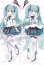 画像1: VOCALOID ボーカロイド 初音ミク風 04 ●等身大 抱き枕カバー (1)
