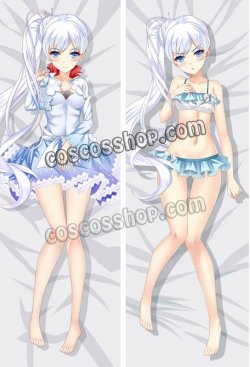 画像1: RWBY ルビー Weiss Schnee ワイス・シュニー風 ●等身大 抱き枕カバー