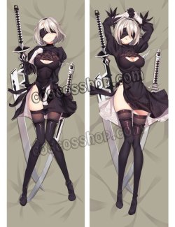 画像1: NieR:Automata ニーア オートマタ 2B ヨルハ二号B型風 02 ●等身大 抱き枕カバー