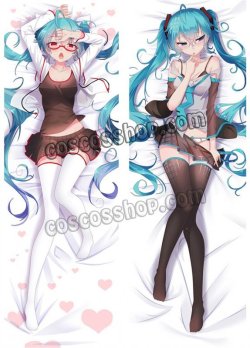 画像1: VOCALOID ボーカロイド 初音ミク風 02 ●等身大 抱き枕カバー