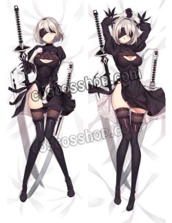 画像1: NieR:Automata ニーア オートマタ 2B ヨルハ二号B型風 03 ●等身大 抱き枕カバー