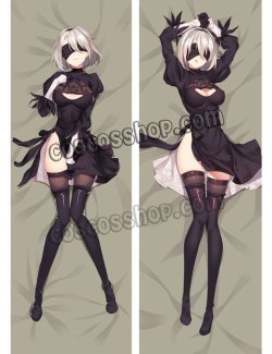 画像1: NieR:Automata ニーア オートマタ 2B ヨルハ二号B型風 ●等身大 抱き枕カバー