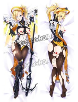 画像1: オーバーウォッチ Overwatch マーシー ニケ風 Mercy 02 ●等身大 抱き枕カバー