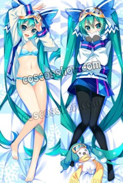 画像1: VOCALOID ボーカロイド miku風 03 ●等身大 抱き枕カバー