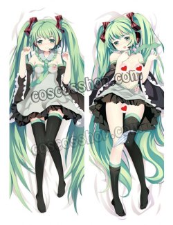 画像1: VOCALOID ボーカロイド 初音ミク風 07 ●等身大 抱き枕カバー