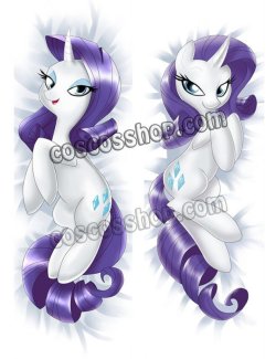 画像1: マイリトルポニー My Little Pony ラリティ風 Rarity ●等身大 抱き枕カバー